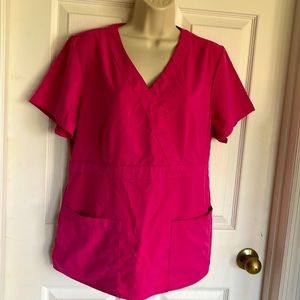 Grey’s Anatomy pink top scrub